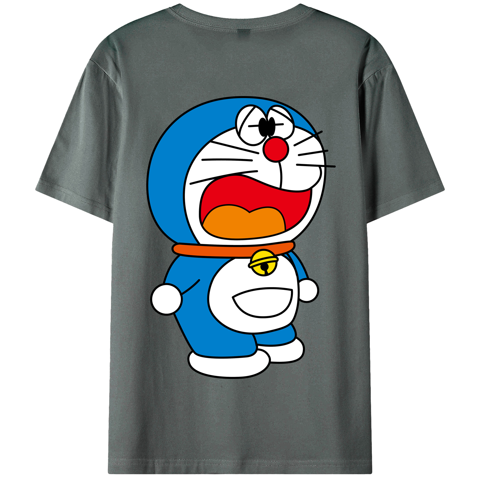（画像用） ドラえもん Doraemon 綿100％半袖Tシャツ（背面プリント）